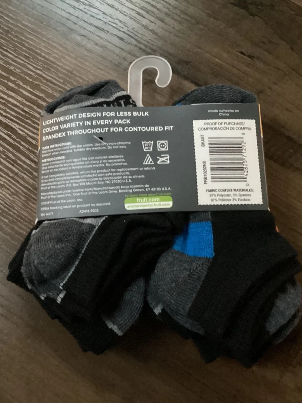 Fruit of the Loom Boys 10 Pair No Show Socks NEW